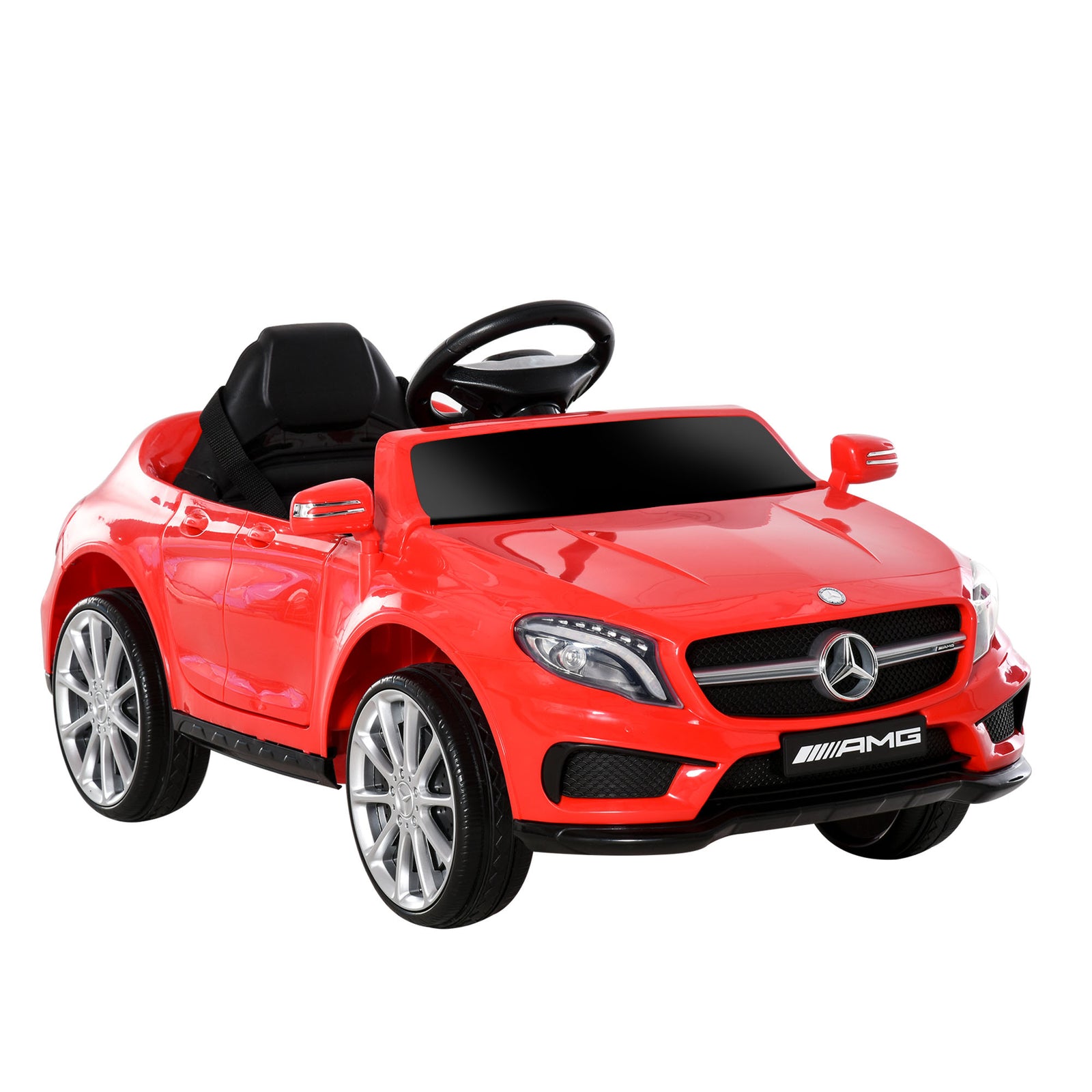 6v Licensed Mercedes Benz Kids Ride On Car W/ Remote Light Music | Red