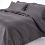 Egyptian Cotton Duvet Cover With Pillowcase 1000 Tc | King | Charcoal