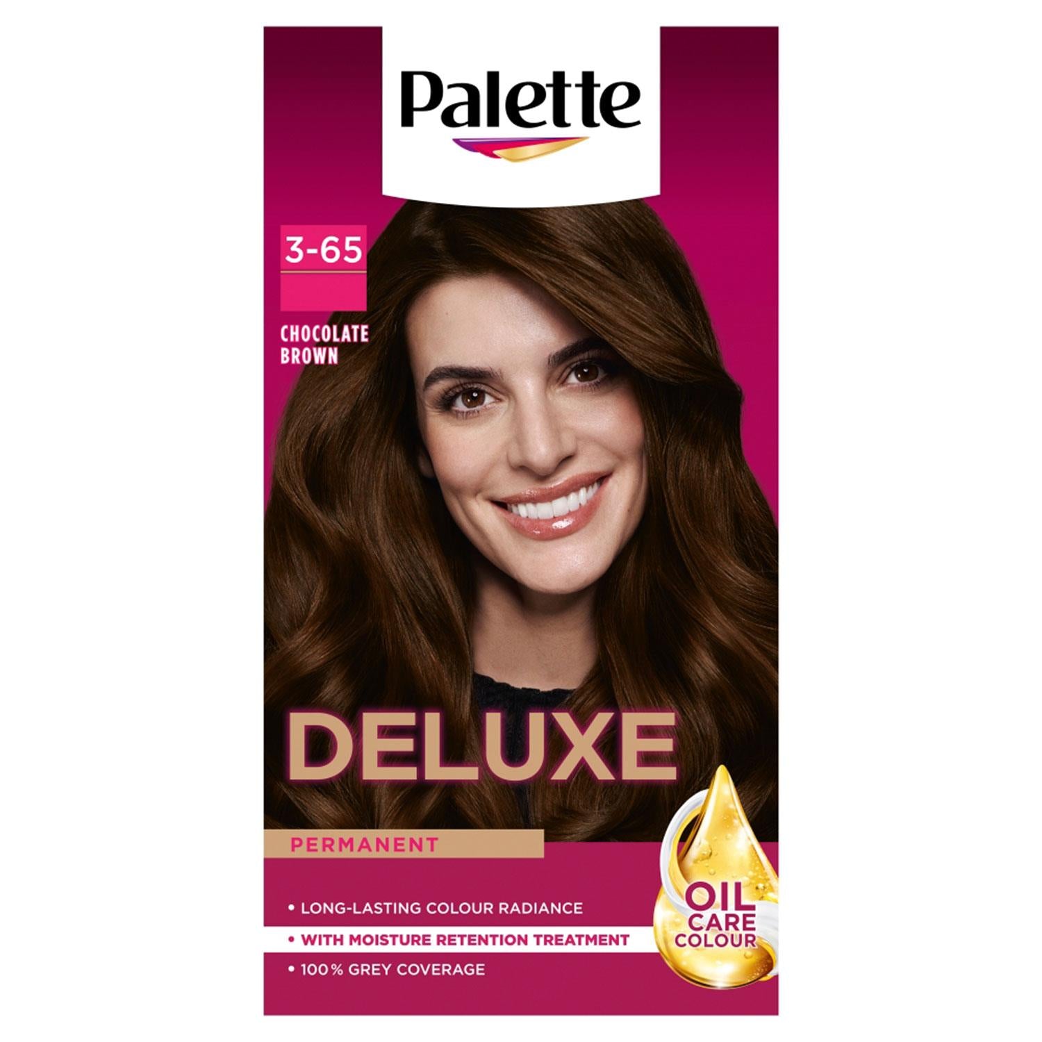 Deluxe Creme Colouration 3-65 Chocolate Brown Hair Dye, 2 Pack