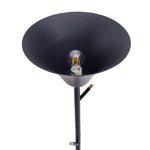 Modern Black E14 1-light Floor Lamp With Coat Rack