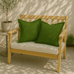 Plain Outdoor Cushion 45 X 45 Cm, Set Of 2 | 45cm x 45cm | Green