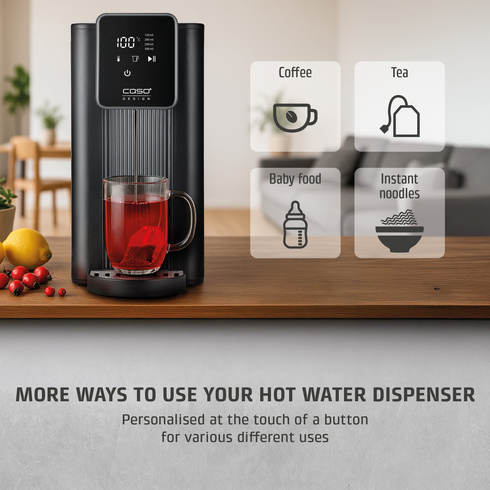 Hw616 Hot Water Dispenser, 2.5l Instant Filtered Boiling Water