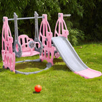 3 In 1 Children Swing And Slide Set Toddler Climber Playset