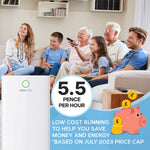 12l/day Digital Dehumidifier - Sleep Mode 24hr Timer Portable Quiet With WiFi & App | One Size | White