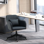 Office Chair W/ Massage Lumbar Pillow Wheels | Blue