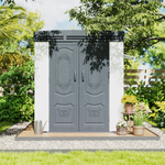 Indoor & Outdoor Living 6x4ft Plastic Shed With Window And Aluminium Structured Support