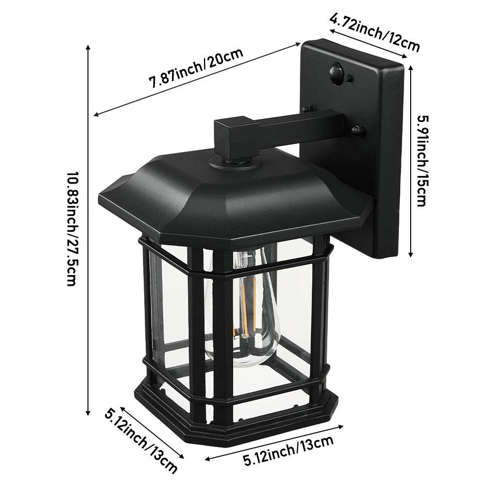 E27 Outdoor Waterproof Metal Wall Light