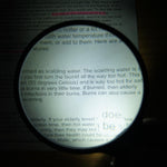 Hands Free Magnifier With Led Light, 10x Magnifying