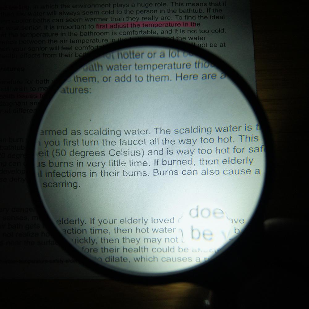 Hands Free Magnifier With Led Light, 10x Magnifying
