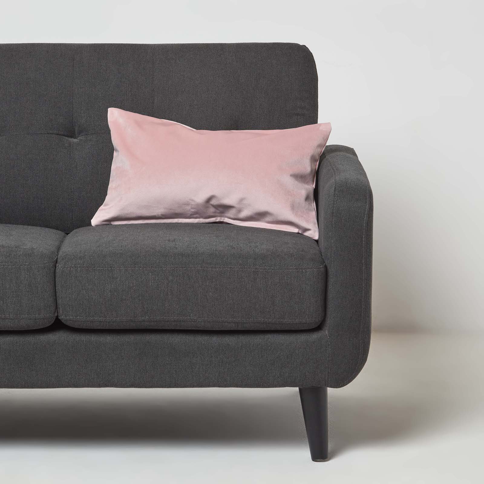 Velvet Cushion With Microfibre Insert | 30cm x 50cm | Pink