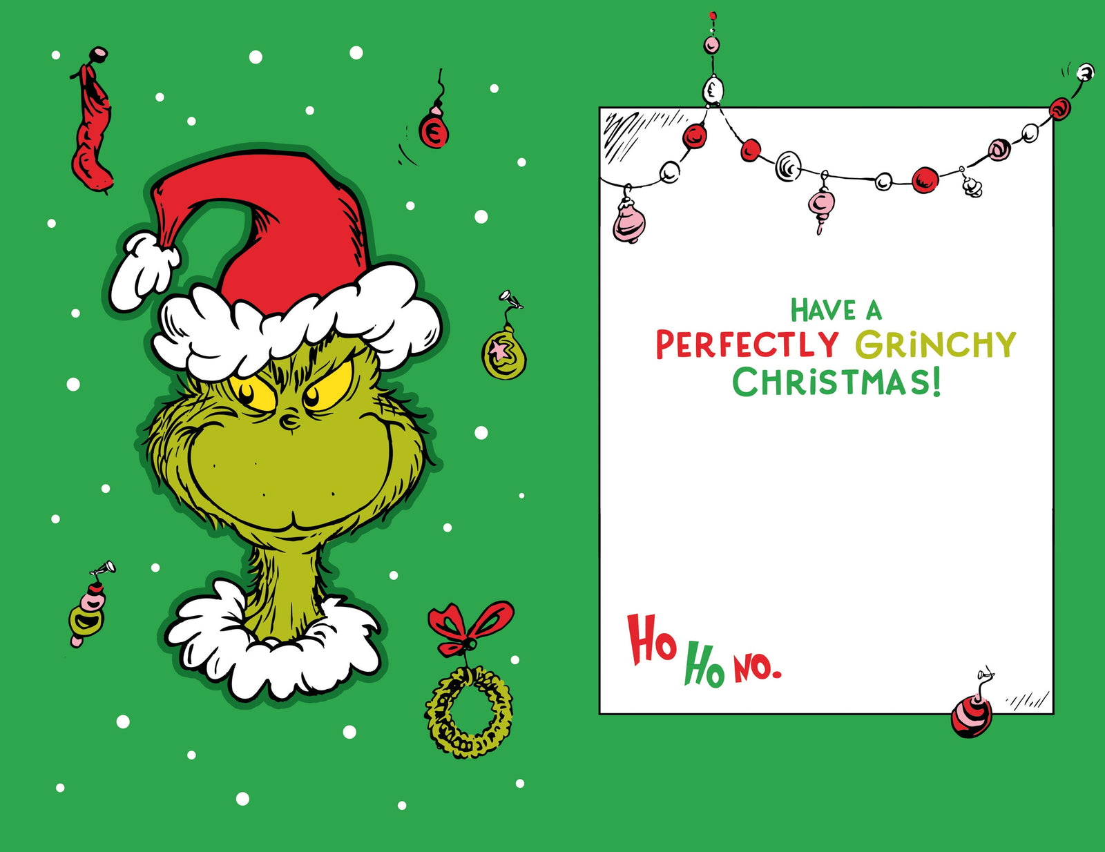 The Grinch Christmas Card Official Product