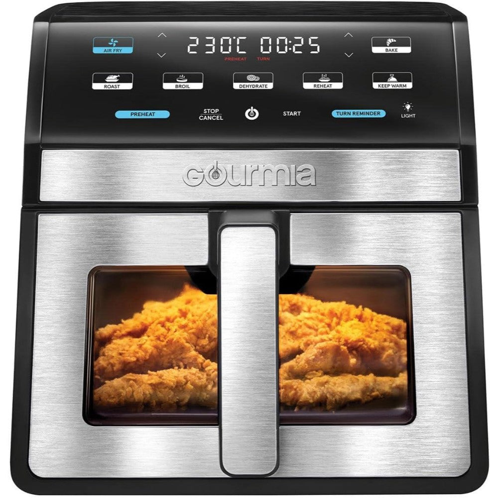 Dyzi Digital Air Fryer 7.6l Touch Control Large Capacity Black