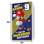 Multi Ages 7-14 Sticker Birthday Card Official Product