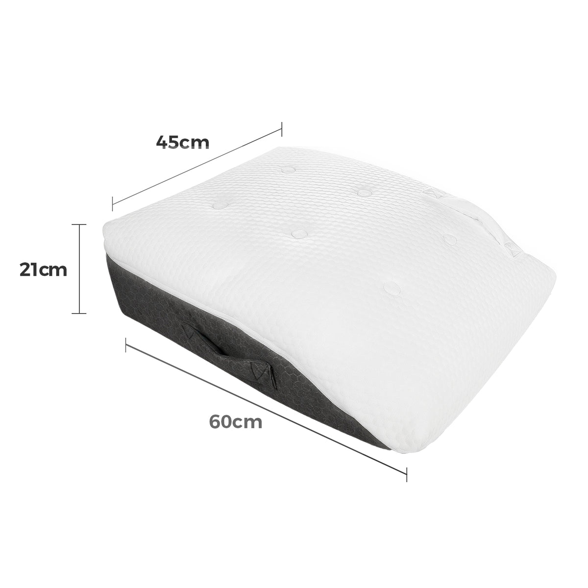 Lavio Leg Elevation Pillow Wedge Momory Foam For Knee Hip Lower Back Pain Relief