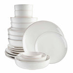 Nordic Stoneware Dinner Set | Set of 20 | White