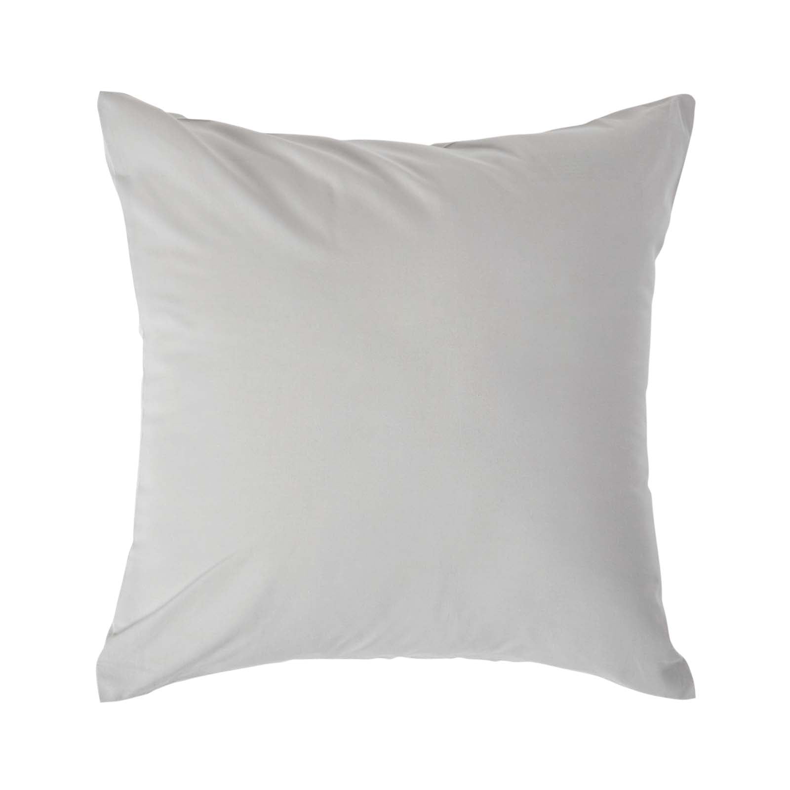 Continental Egyptian Cotton Pillowcase 200 Tc | 40cm x 40cm | Silver Grey