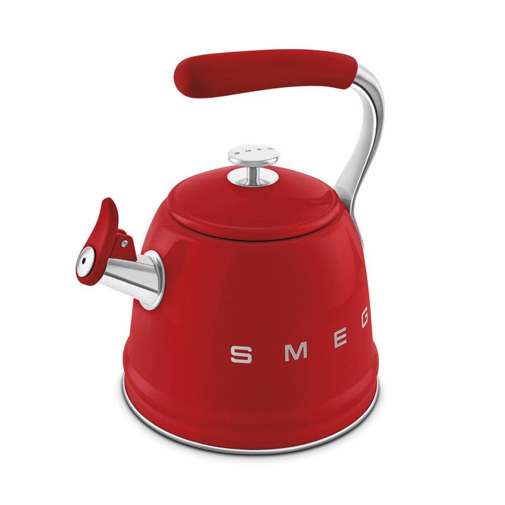 Wkf01 Retro Stovetop Whistling Kettle | Red