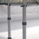 Aluminium Shower Stool Adjustable Bath Stool For Disabled