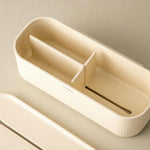 Bathroom Organiser Storage Box Freestanding Alife Collection | Matte Black