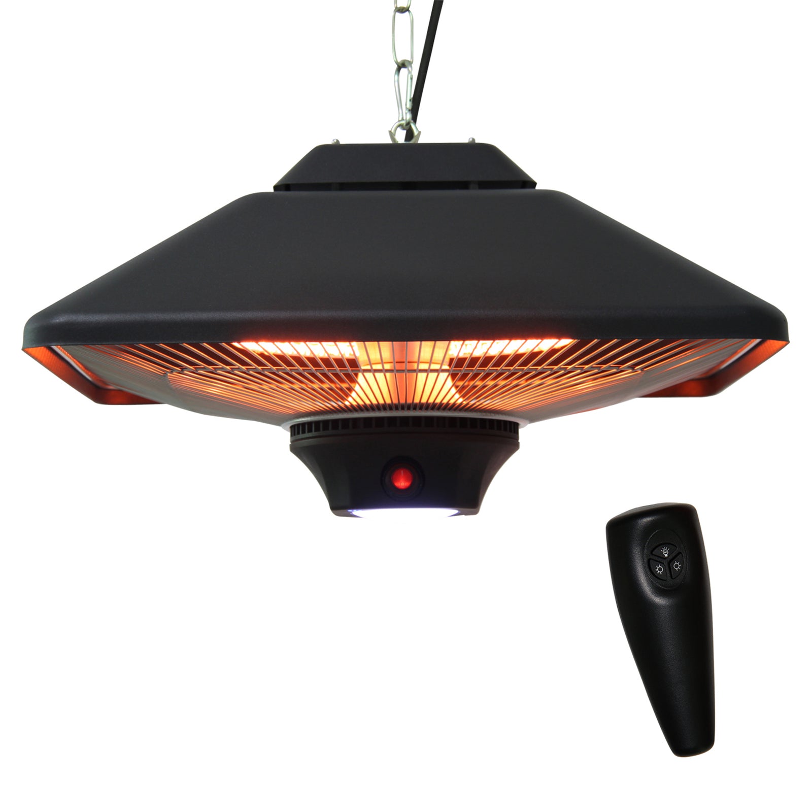Electric Hanging Heater 2000w Halogen, Aluminium