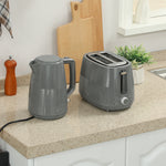 1.7l Fast Boil Electric Kettle And 2 Slice Water Toaster Set