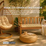 Outdoor Bench Cushion For 2 & 3 Seater Garden Seat Pad For Furniture, Kitchen, Dining & Indoor Use | 2 | Cream