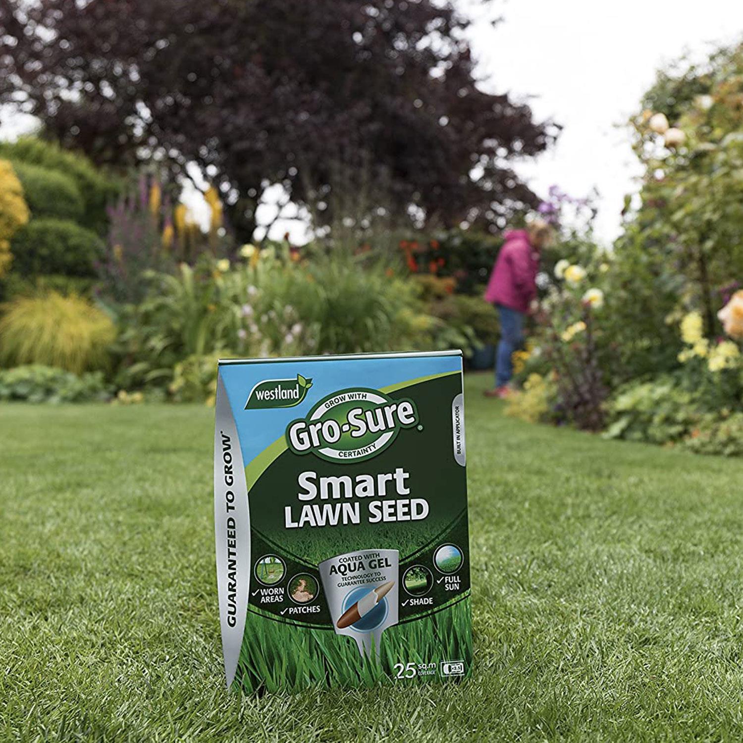 Smart Seed Aqua Gel Coated Covers 80m2, 3.2kg Bag | Green