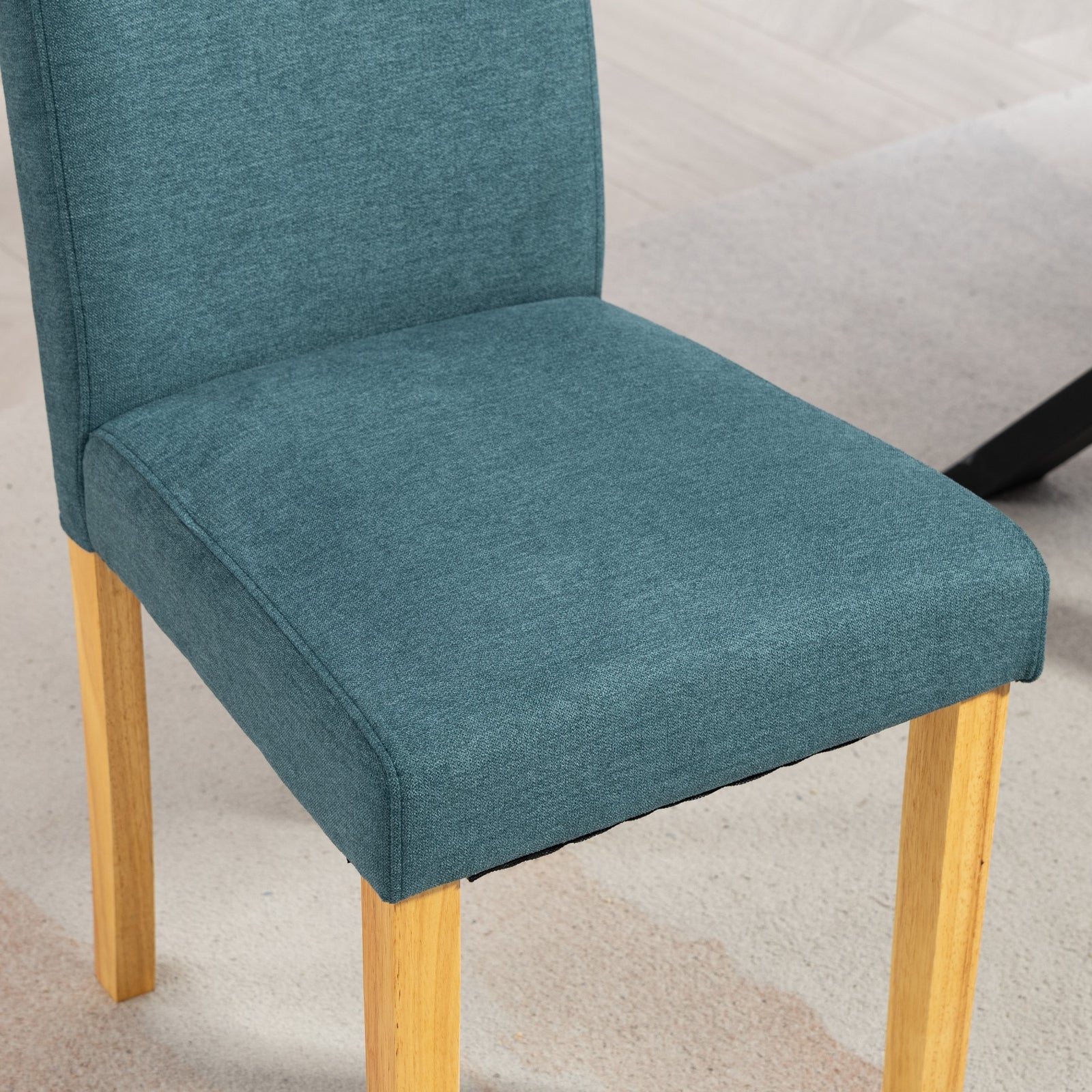 Almont Fabric Dining Chairs - Set Of 2 | Teal