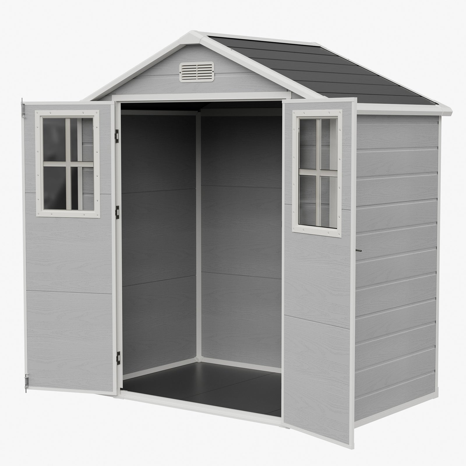 Breeins 6x4 Ft Garden Storage Shed With Lockable Door