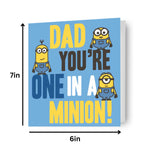 You're One In A Minions' Father's Day Card Official Product