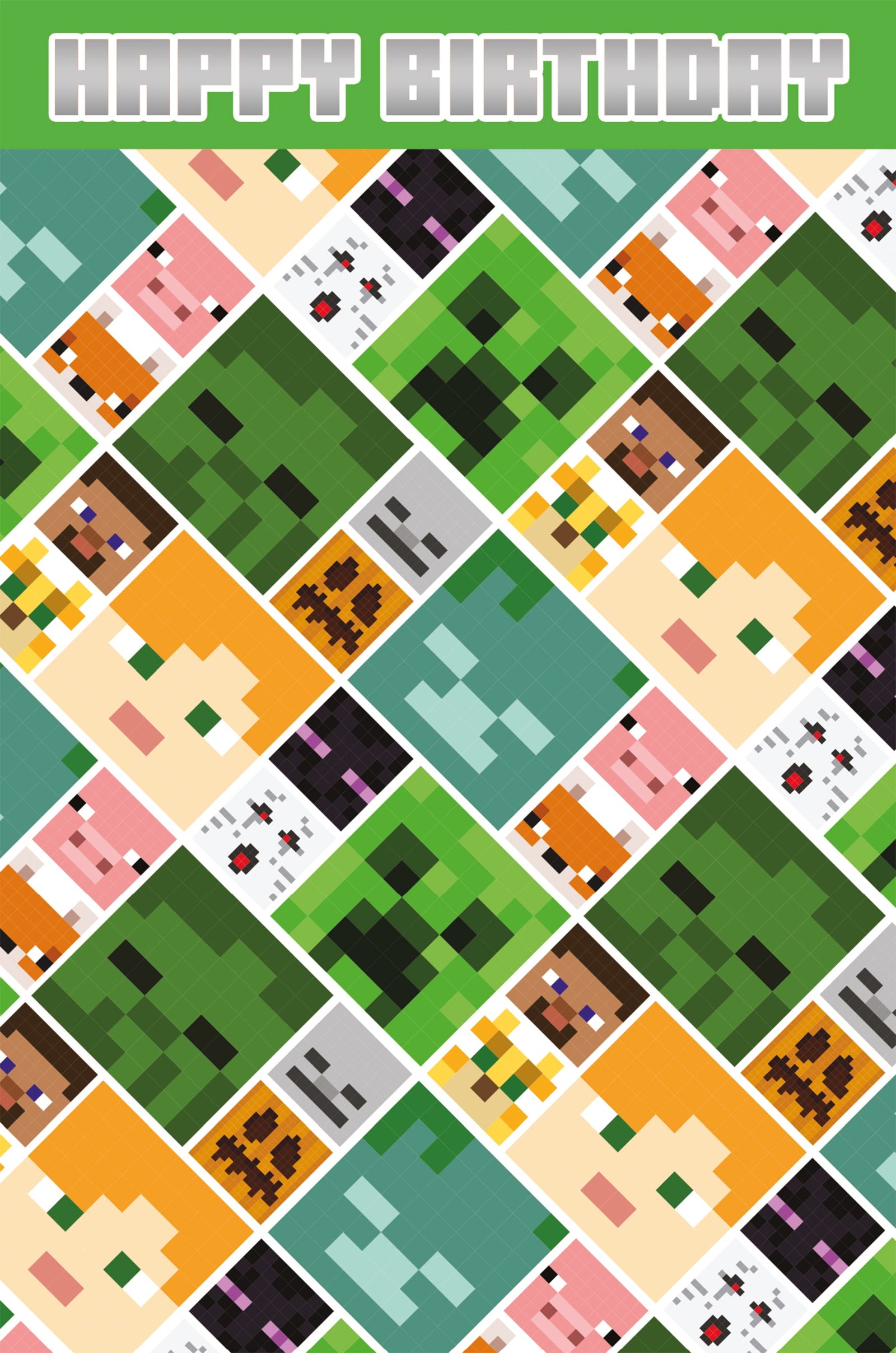 Minecraft Happy Birthday' Card Official Product