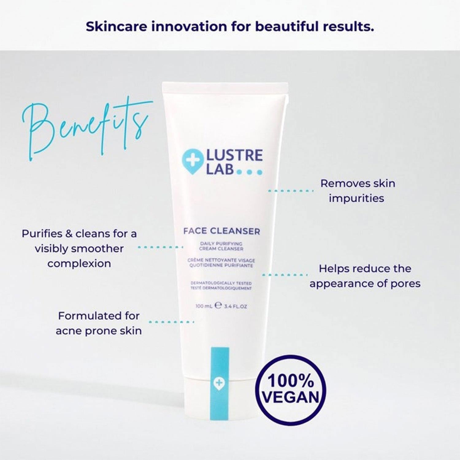 Face Cleanser Daily Purifying Cream For All Skin Types, 100ml