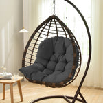 Thick Hanging Egg Swing Chair Seat Cushion | Black
