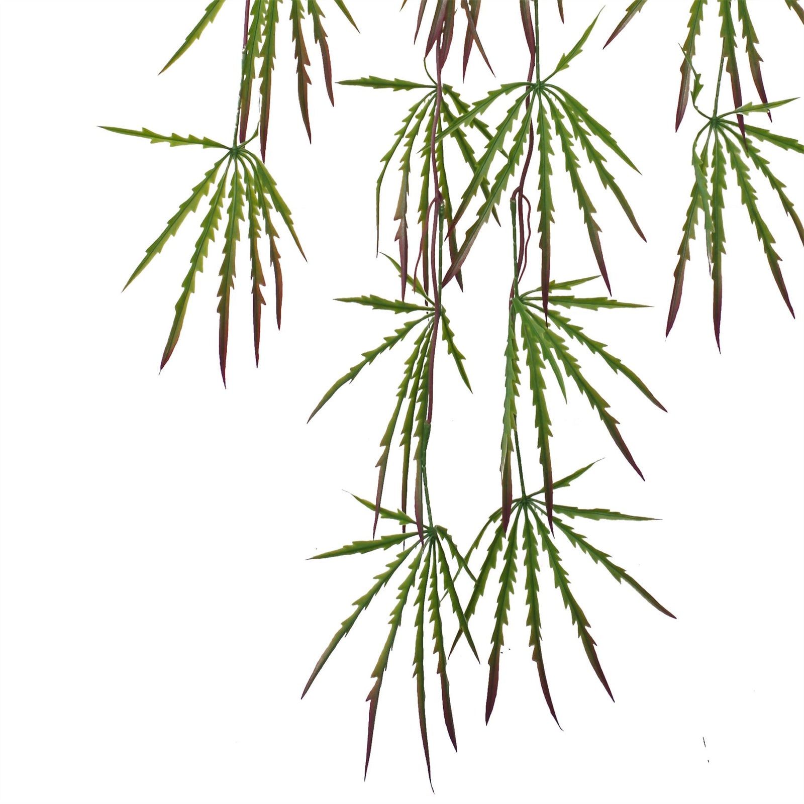 Pack Of 12 X 100cm Artificial Hanging Acer Spider Plant