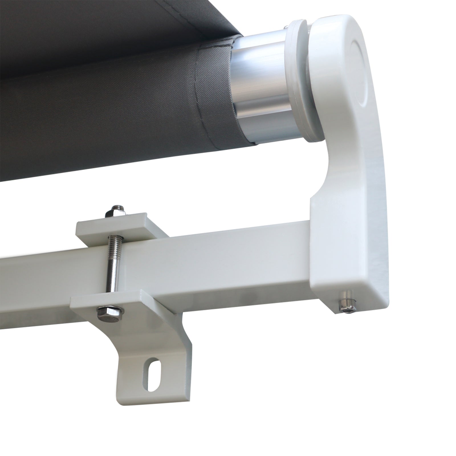 4x3m Manual Patio Awning, Aluminium, Retractable