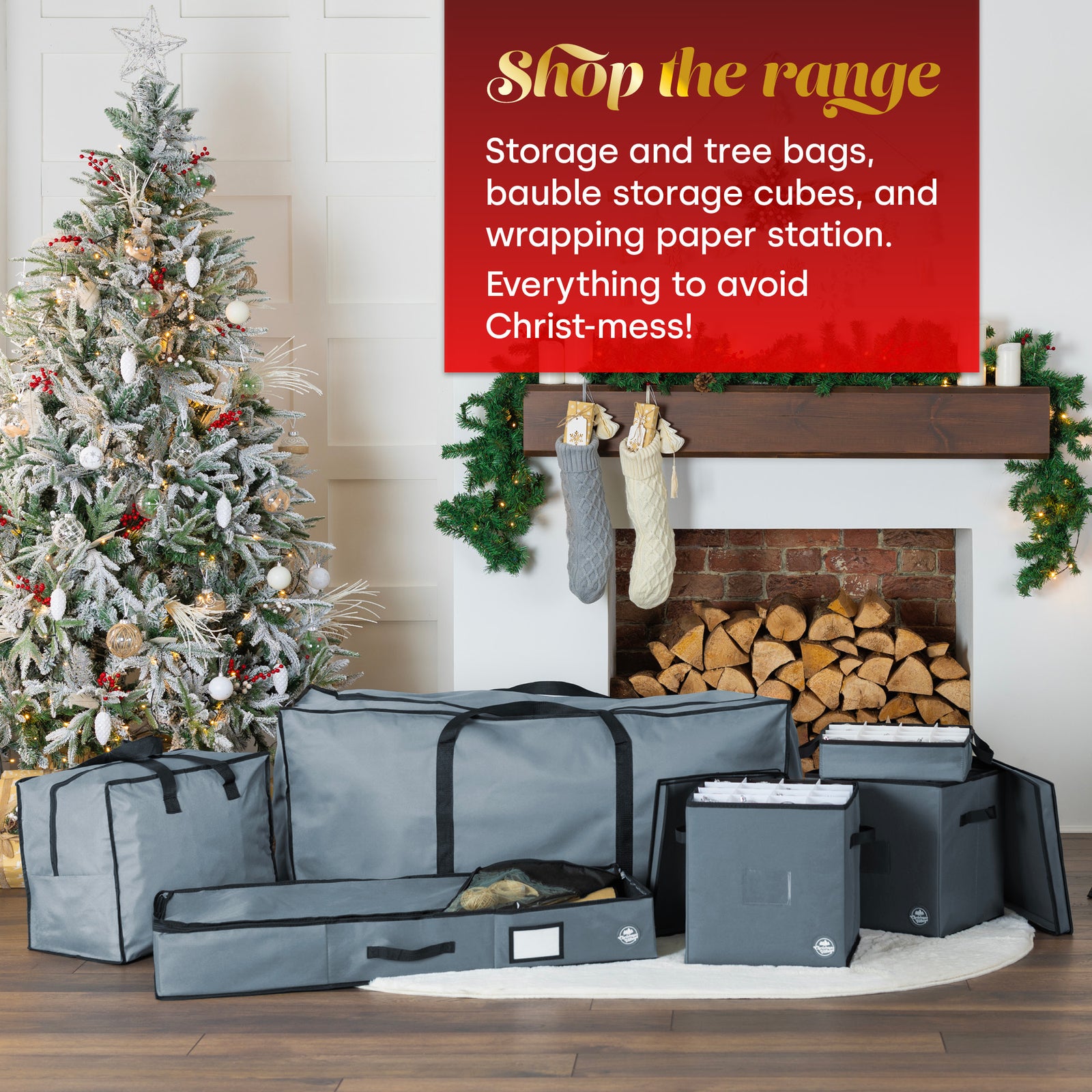 Durable Christmas Tree Bag For Trees Up To 7ft Heavy Duty