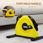 Mini Exercise Bike Portable Pedal Exerciser For Legs | Yellow