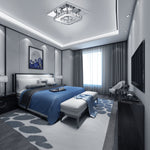 Modern Small Crystal Led Ceiling Light For Hallways And Corridor