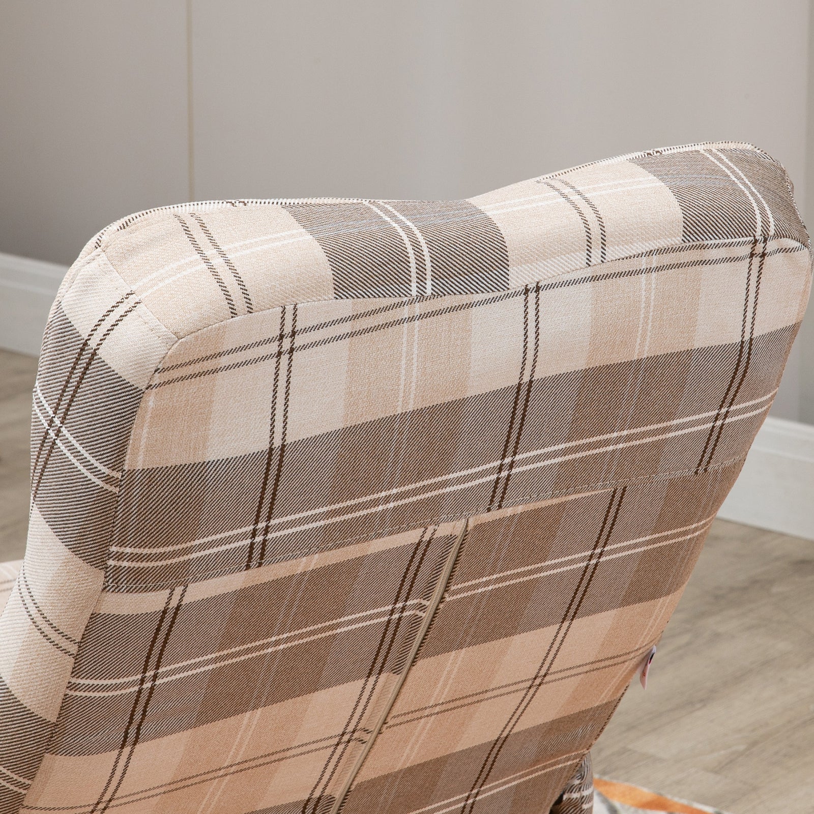 Recliner Chair And Footstool Pu Leather Wooden Base | One Size | Multi Colour
