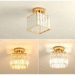 Bath Plus TB+ Modern Crystal Flush Mount Ceiling Light