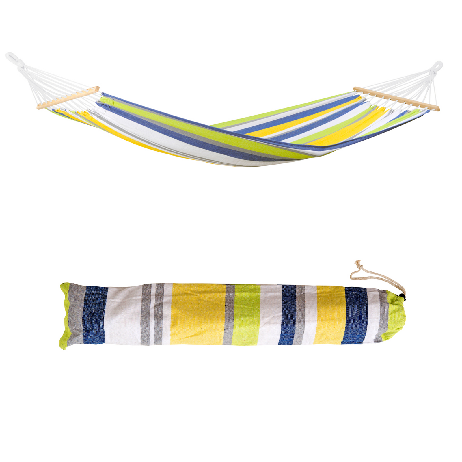 Tonga Kolibri Single Cotton Garden Hammock With Bag