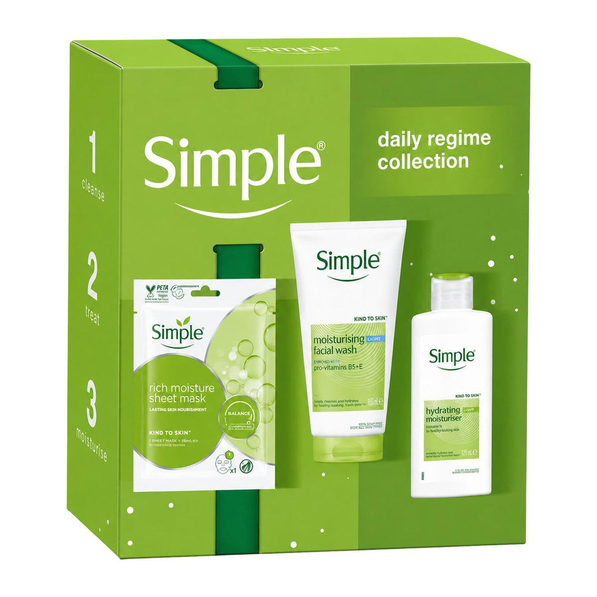 Daily Regime Edition Gift Set With Facial Wash And Moisturiser | Set of 3