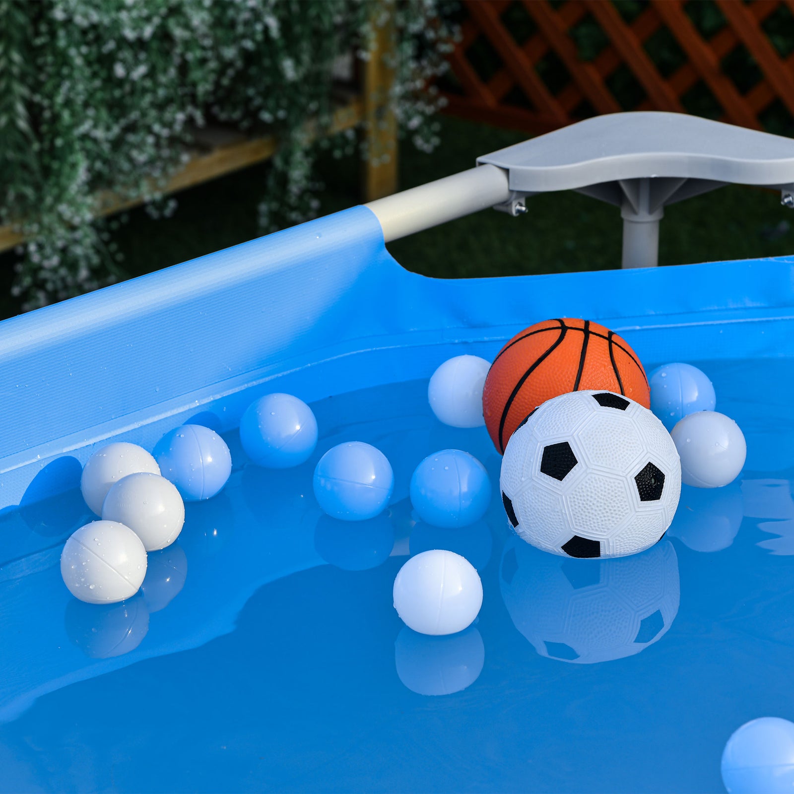Steel Frame Pool With Filter Pump, Reinforced Sidewalls | Sky Blue