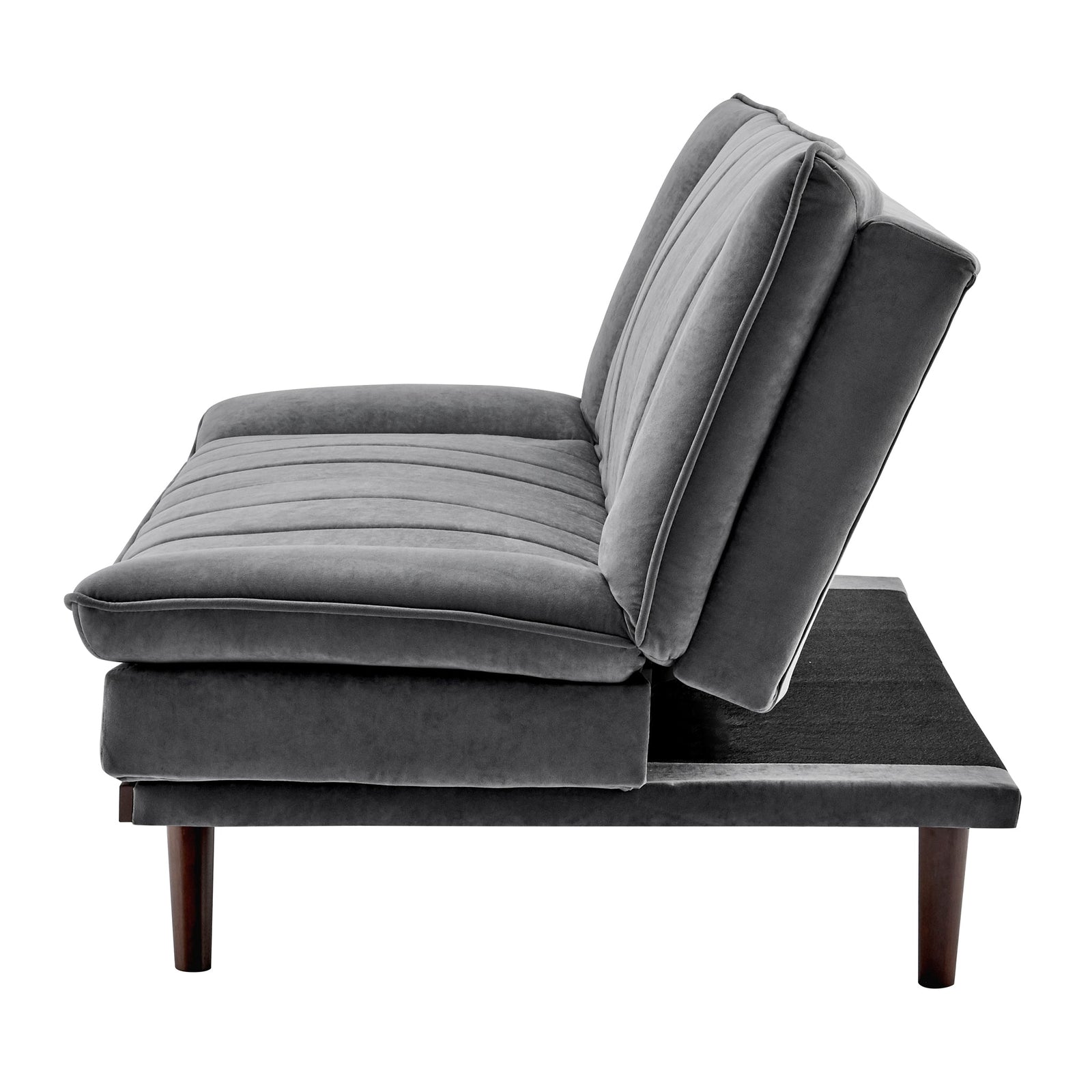 Scandinavian Click Clack Sofa Bed - Double | Grey
