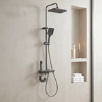 Breeins Wall-mount Bathroom Piano-key Panel Shower System Set