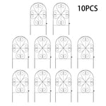 Breeins 10pcs Decorative Garden Fence Panels With Arched Design