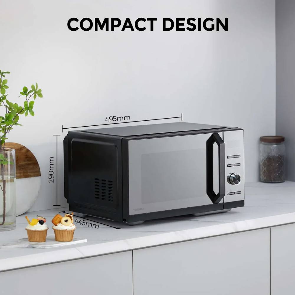 26l 4-in-1 Smart Combination Microwave Oven With App Control– Microwave, Grill, Air Fry & Convection Oven For Home Kitchen | Black