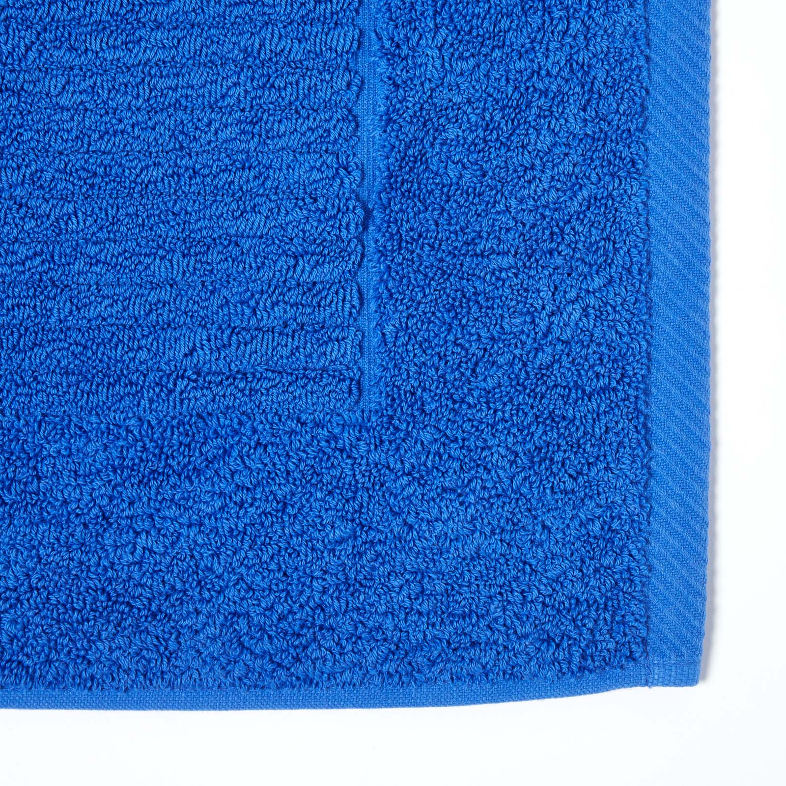 Imperial Plain Turkish Cotton Bath Mat | 50 x 80cm | Royal Blue