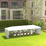 9m X 3m Outdoor Garden Gazebo Wedding Party Tent Canopy | White