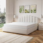 Ranson Fabric Ottoman Bed Frame | Super King | Beige